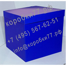 Синяя коробка со съемной крышкой 700х700х700 от 1 штуки Синяя коробка со съемной крышкой 700х700х700 от 1 штуки